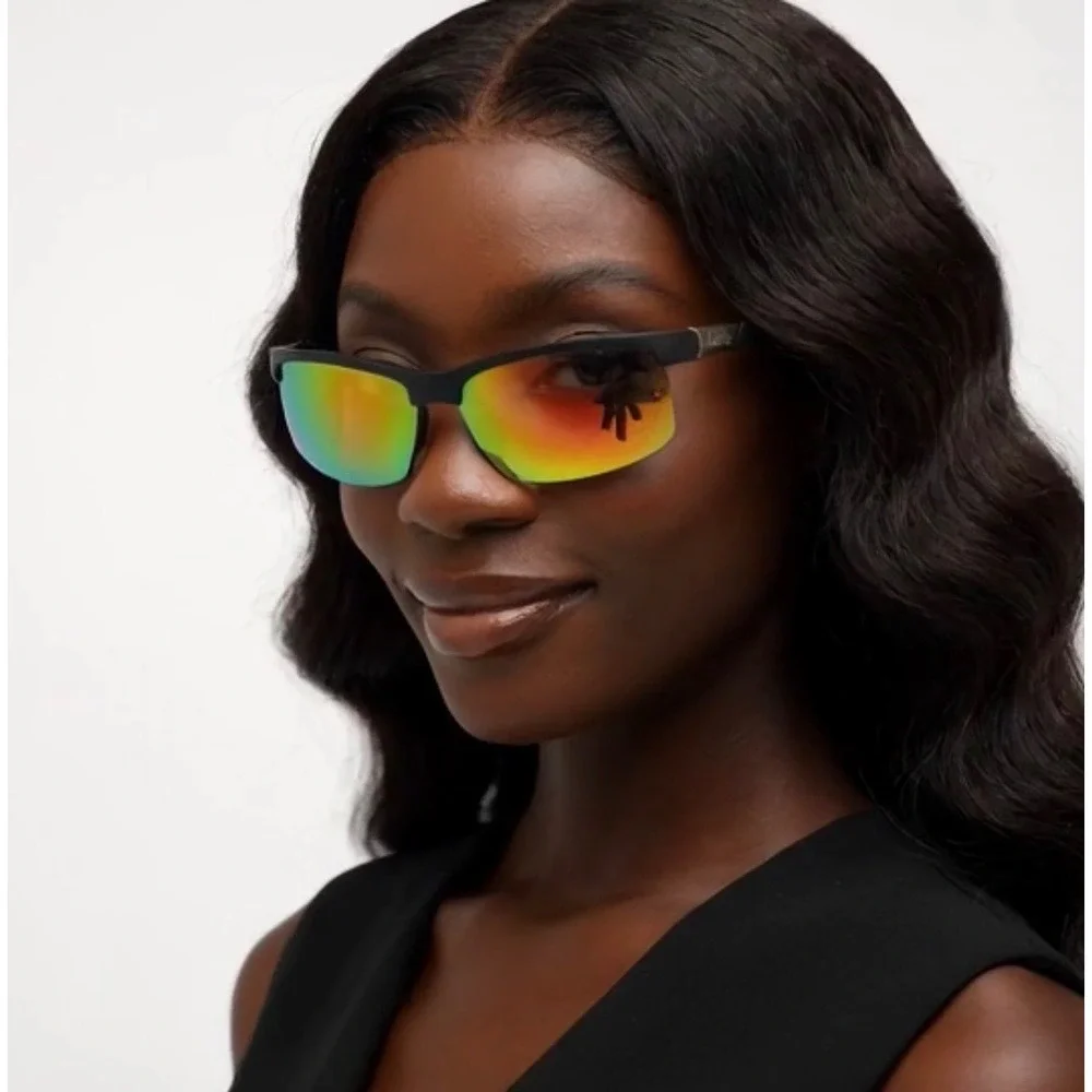 Women Sport Sunglasses Driving Shades Golf Mirrored Lens Ski Golfing Running New